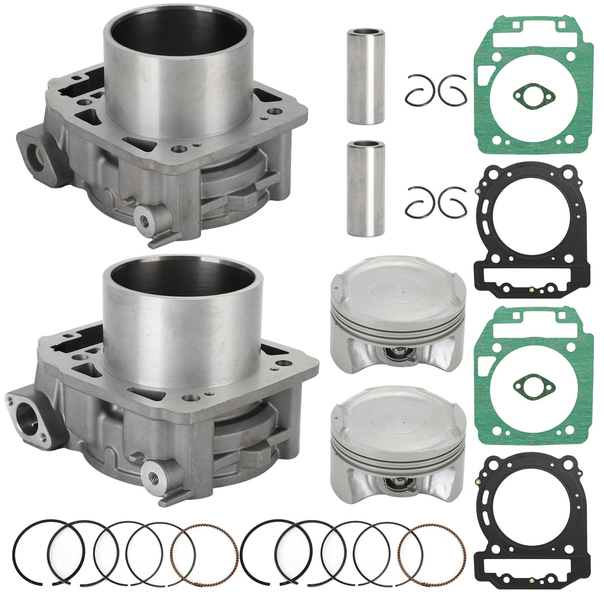 Can-Am Outlander Renegade Maverick 1000 F+R Cylinders Top End Rebuild Kit
