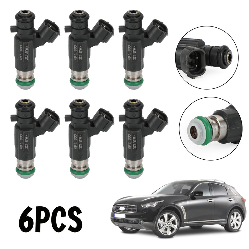 Nissan 350Z 2003-2004 Fit Infiniti G35 2003-2004 6PCS Fuel Injectors FBJC100
