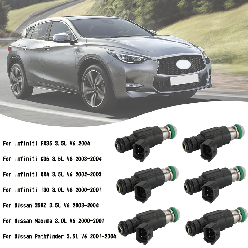 Nissan 350Z 2003-2004 Fit Infiniti G35 2003-2004 6PCS Fuel Injectors FBJC100
