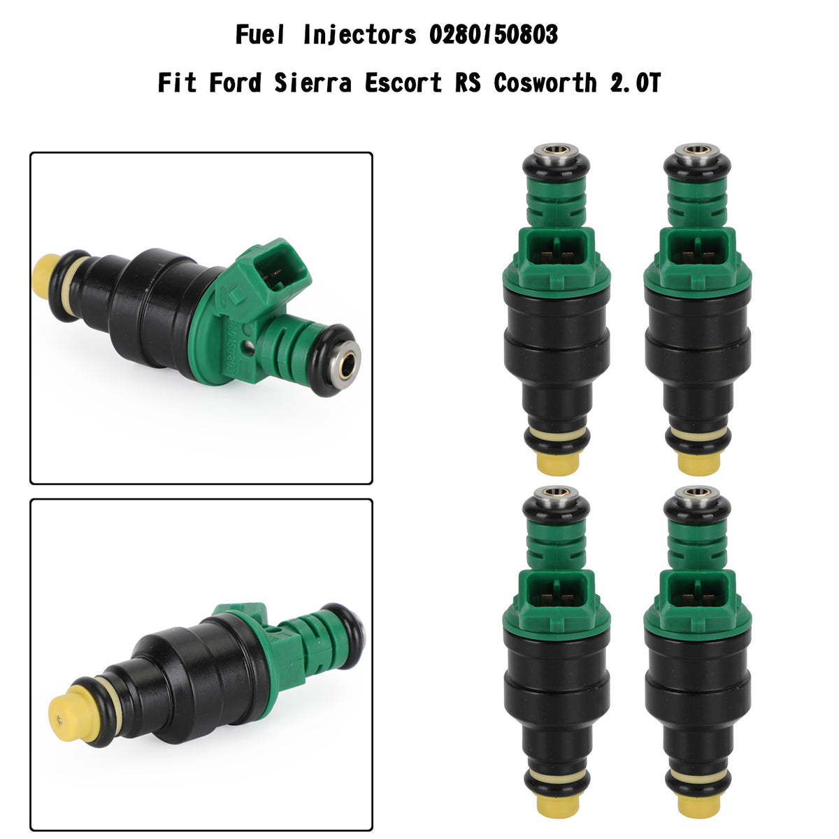 Ford Sierra Escort RS Cosworth 2.0T 4PCS Fuel Injectors 0280150803
