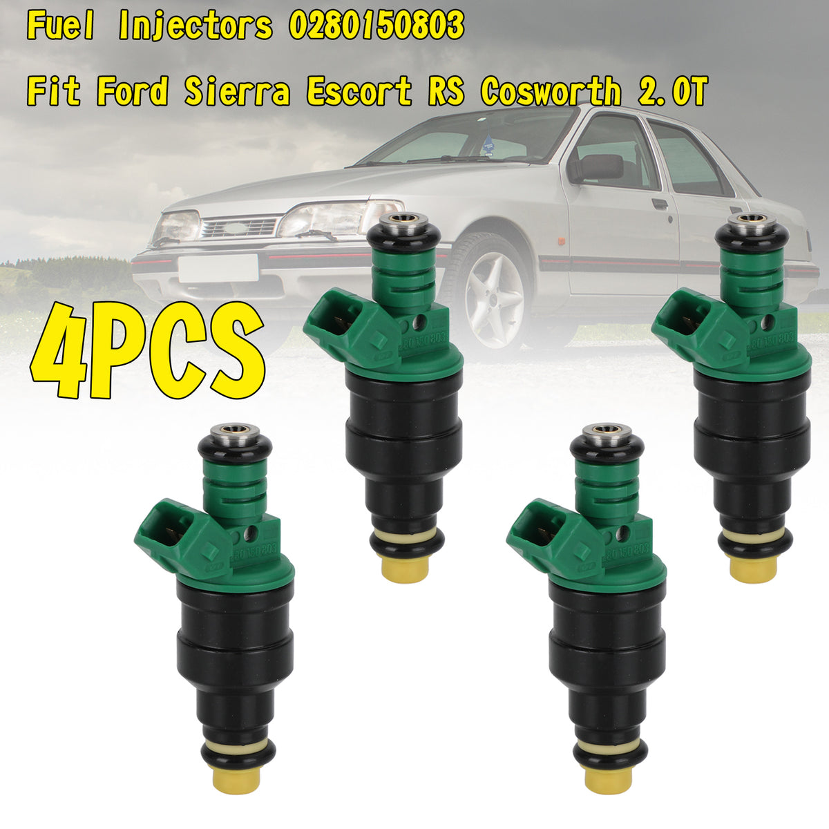 Ford Sierra Escort RS Cosworth 2.0T 4PCS Fuel Injectors 0280150803