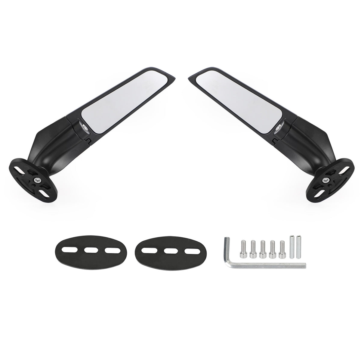 Honda CBR600RR 2003-2017 CBR1000RR 2004-2007 Adjustable Wing Fin Rearview Mirrors