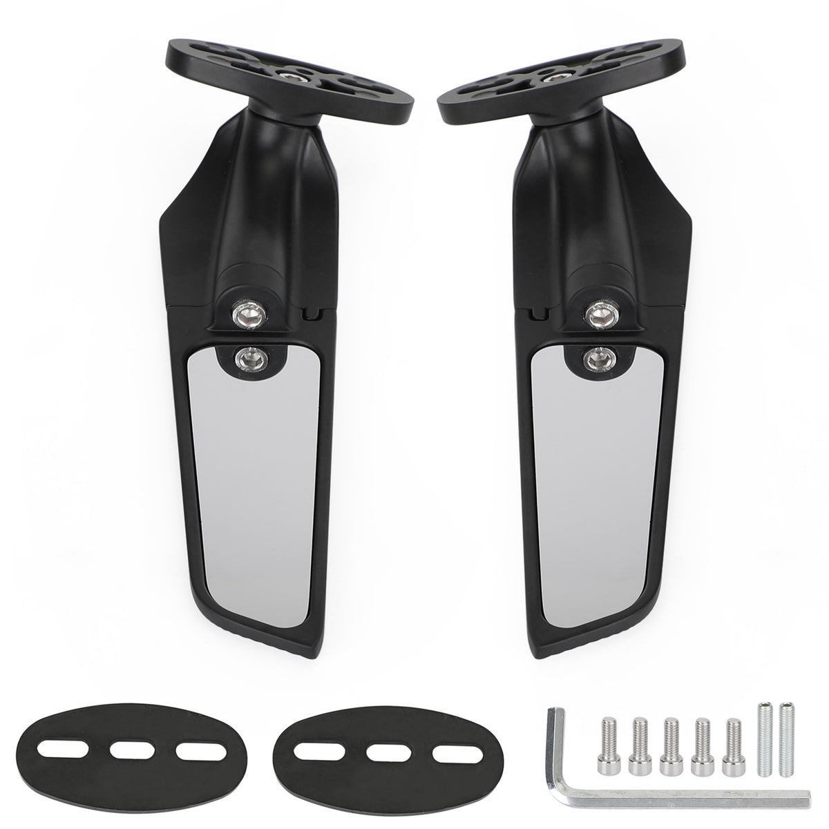 2003-2017 CBR600RR Honda/2004-2007 CBR1000RR Adjustable Wing Fin Rearview Mirrors