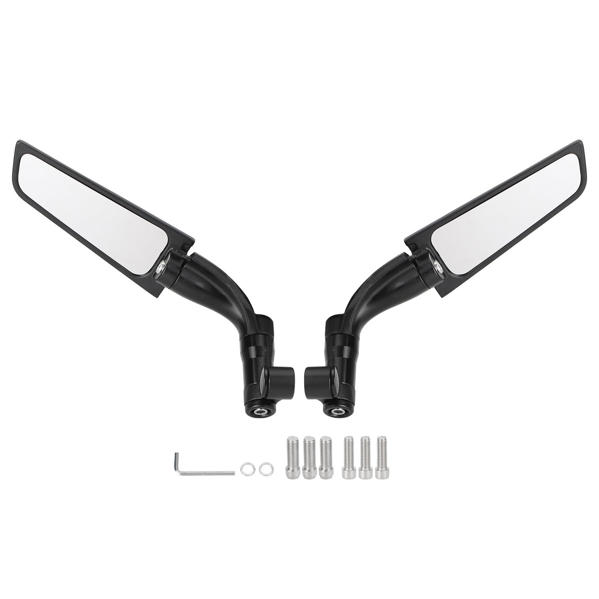 Yamaha MT01 MT03 MT07 MT09 MT10 MT125 Adjustable Wing Fin Rearview Mirrors