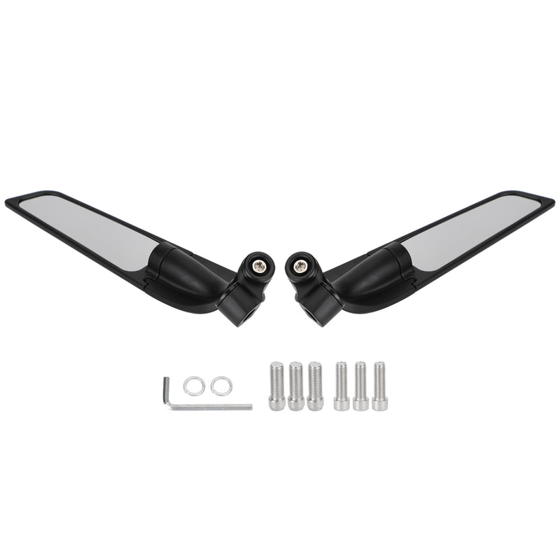 Yamaha MT01 MT03 MT07 MT09 MT10 MT125 Adjustable Wing Fin Rearview Mirrors