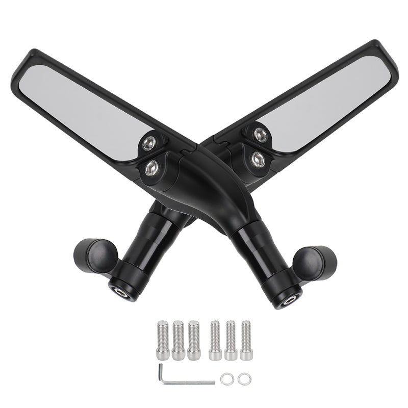 Yamaha MT01 MT03 MT07 MT09 MT10 MT125 Adjustable Wing Fin Rearview Mirrors