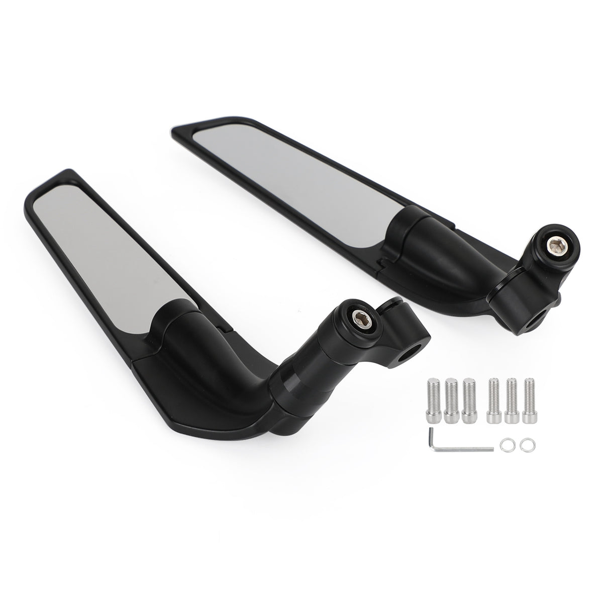Yamaha MT01 MT03 MT07 MT09 MT10 MT125 Adjustable Wing Fin Rearview Mirrors