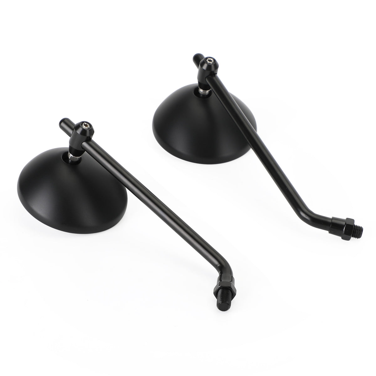 Cafe Classic Bobber Chopper Custom Tracker Mirror 3" Round Universal Black
