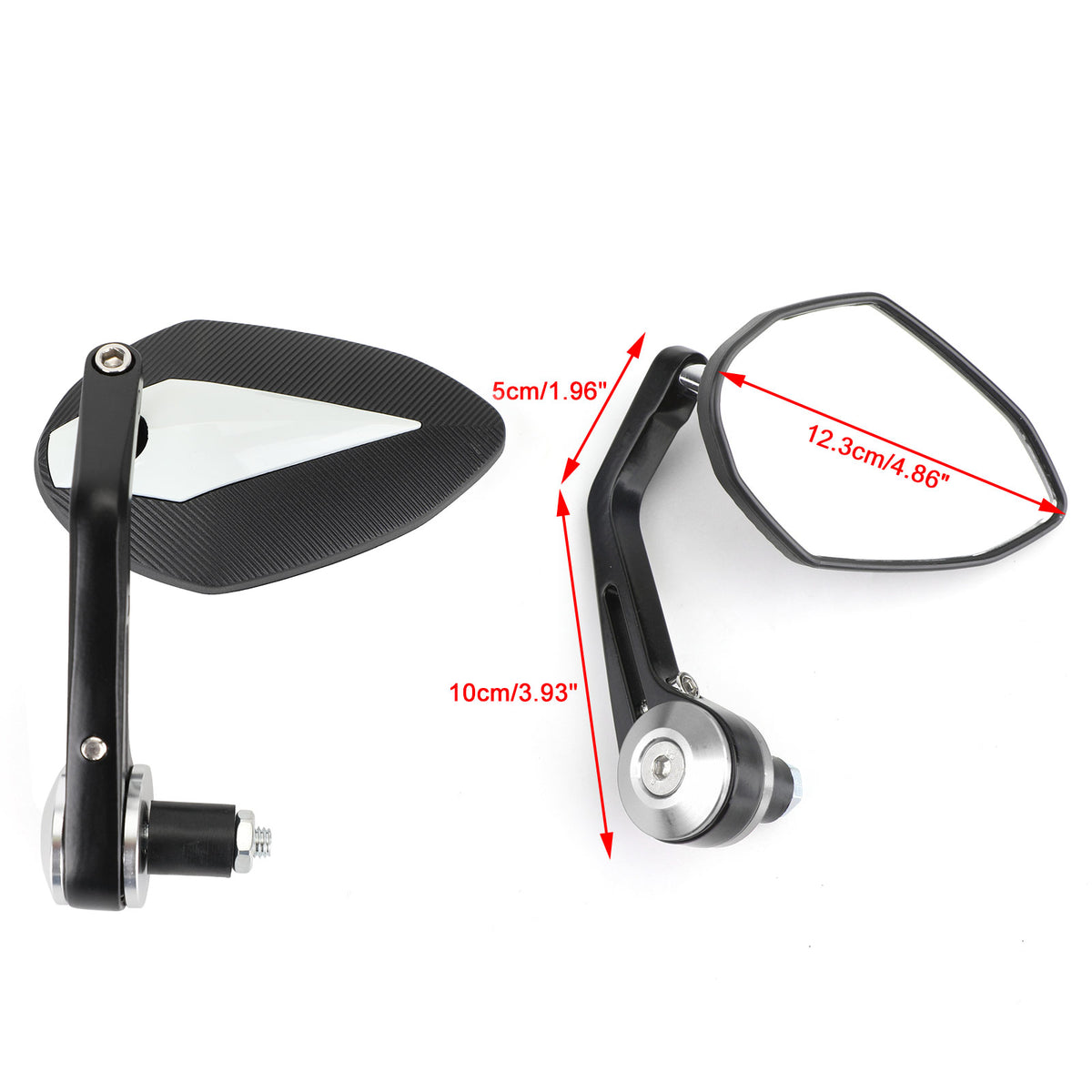 Husqvarna 790 690 390 125 Motorcycle Sportbike 7/8" Handle Bar End Mirrors