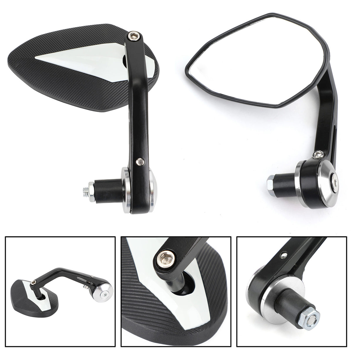 Husqvarna 790 690 390 125 Motorcycle Sportbike 7/8" Handle Bar End Mirrors