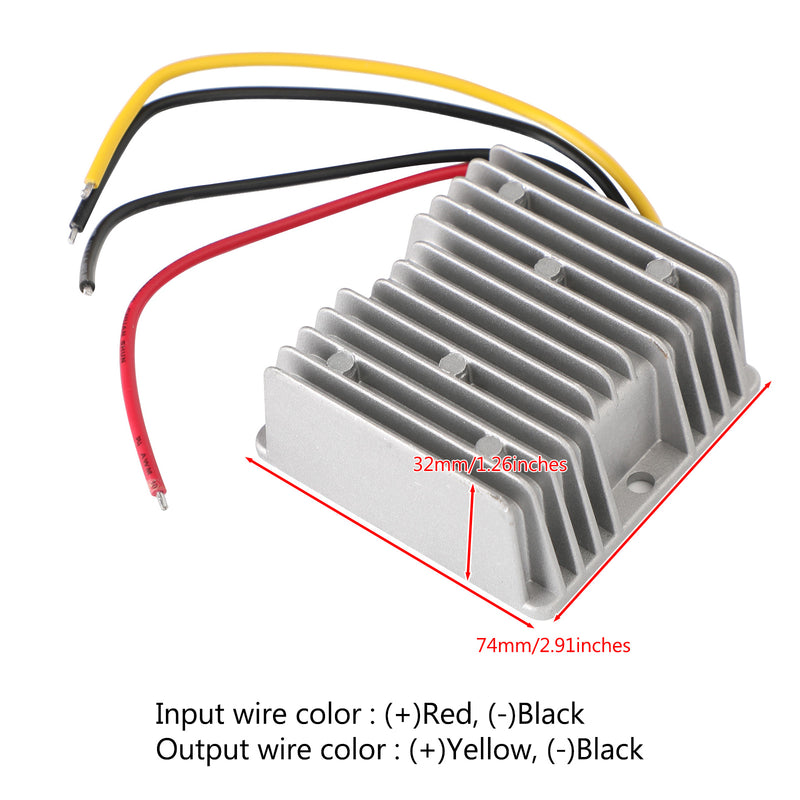 WaterProof 48V to 24V 10A 240W Step Down DC/DC Power Converter Regulator