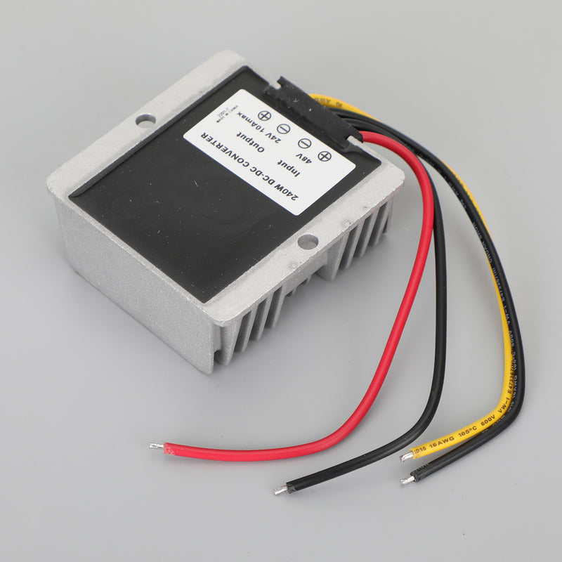 WaterProof 48V to 24V 10A 240W Step Down DC/DC Power Converter Regulator