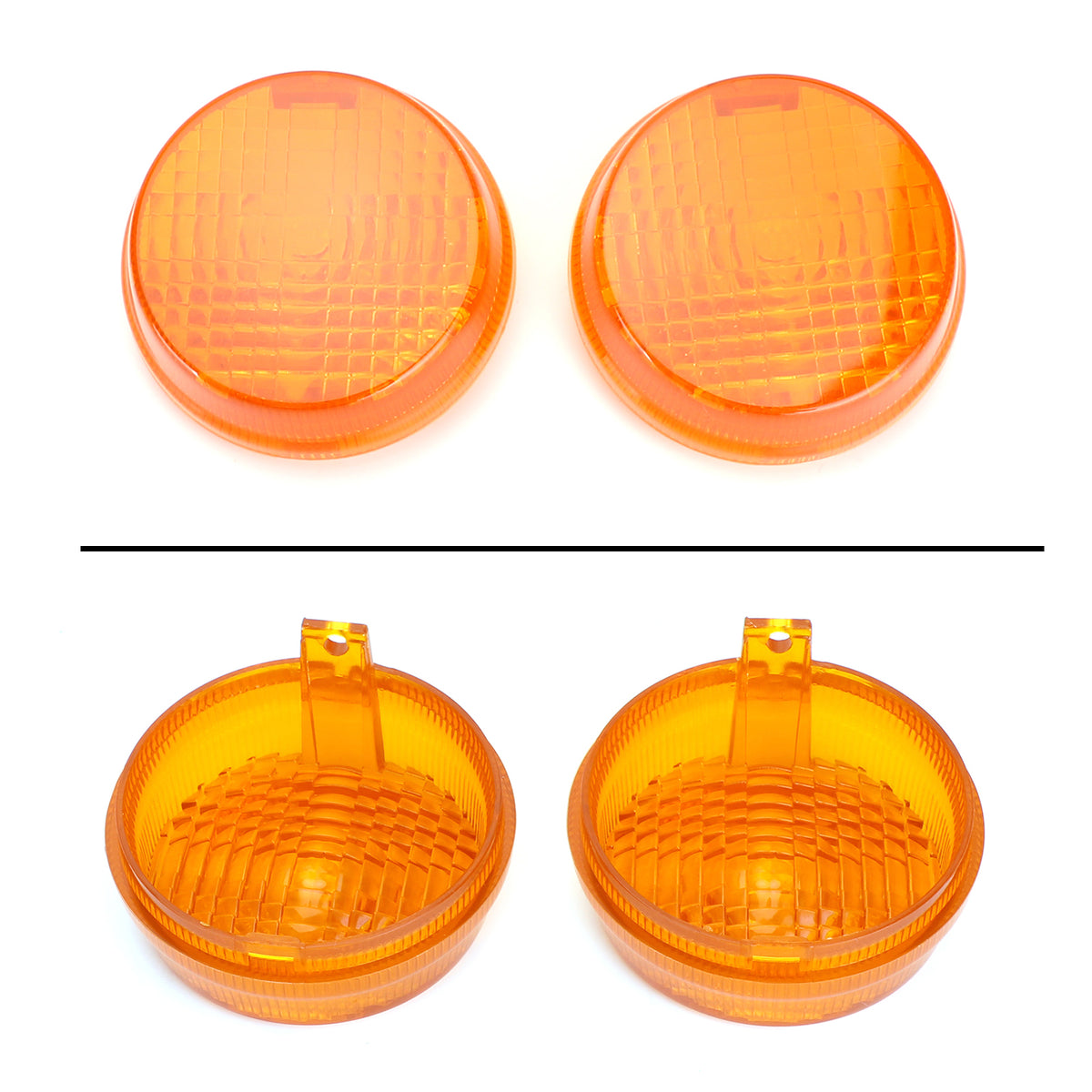 Honda Shadow Spirit VT750 Vulcan VN Amber Turn Signal Light Lenses Cover