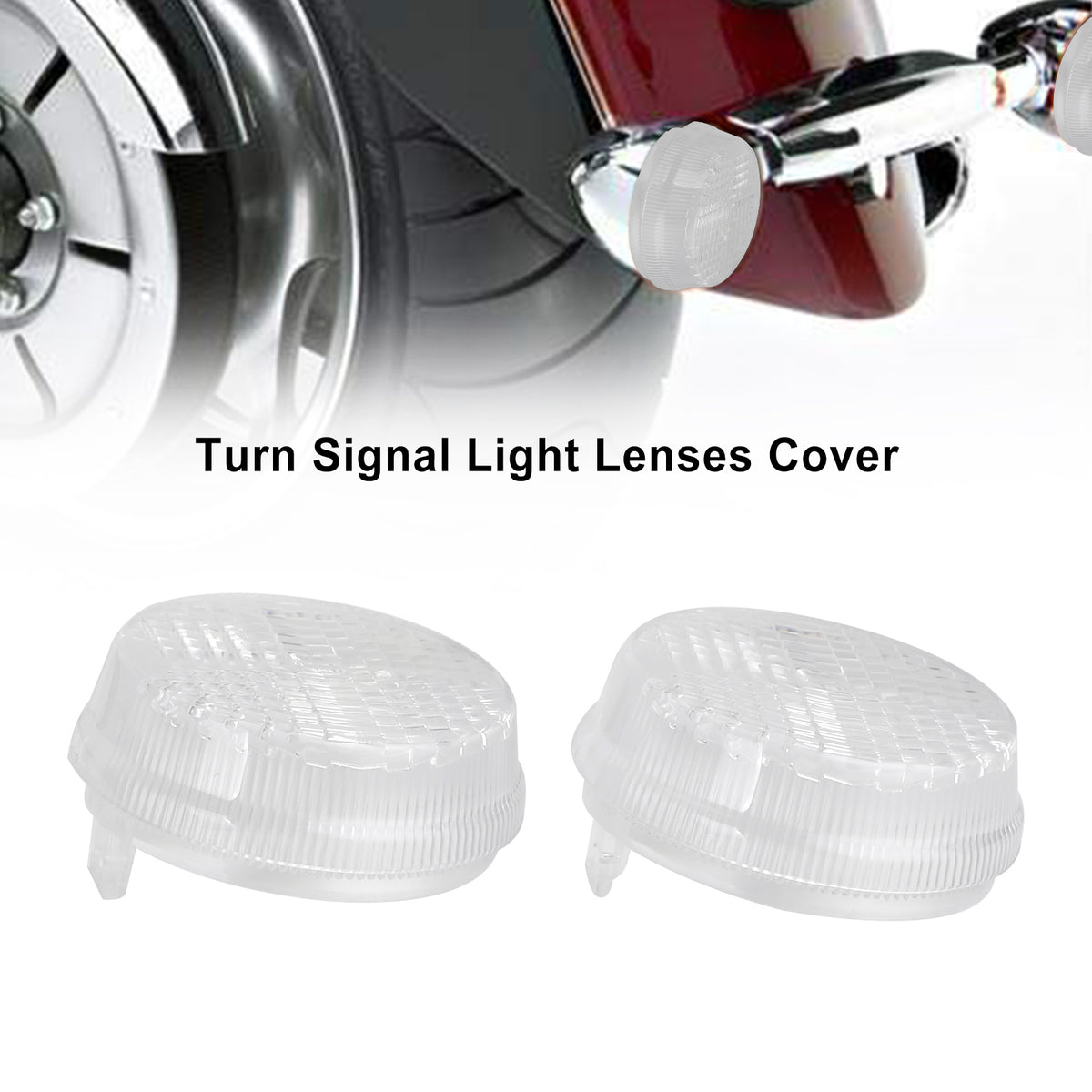 Honda Shadow Spirit VT750 Vulcan VN Clear Turn Signal Light Lenses Cover