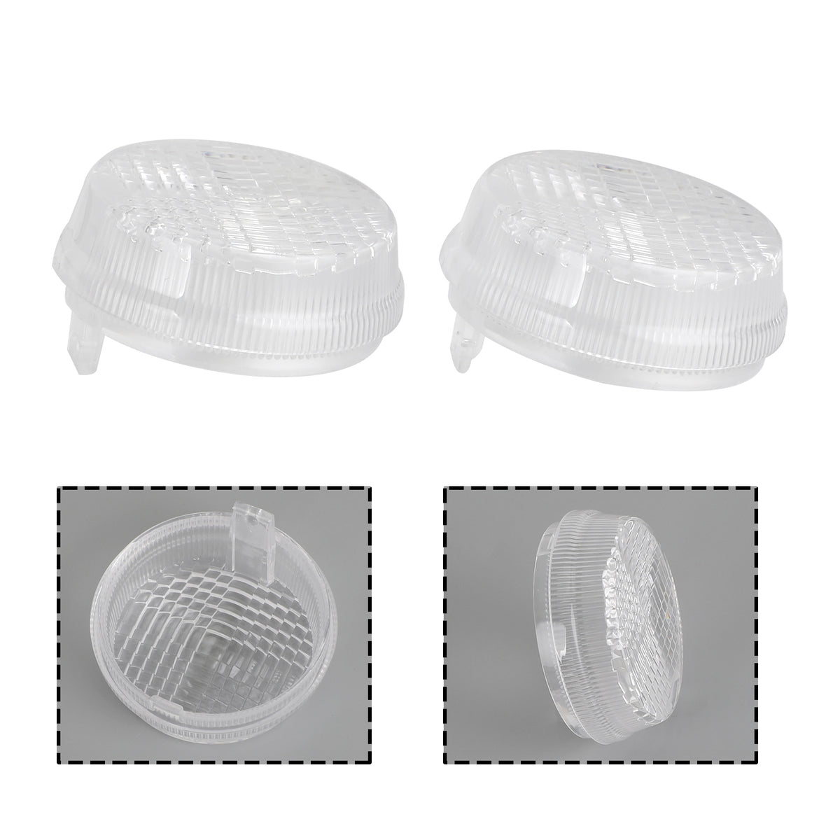 Honda Shadow Spirit VT750 Vulcan VN Clear Turn Signal Light Lenses Cover