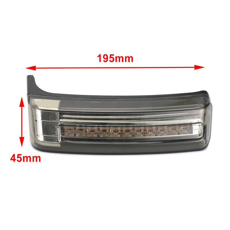 Touring 2014-2021 Smoke LED Saddlebag Saddle Bags Run Brake Turn Lamp Lights