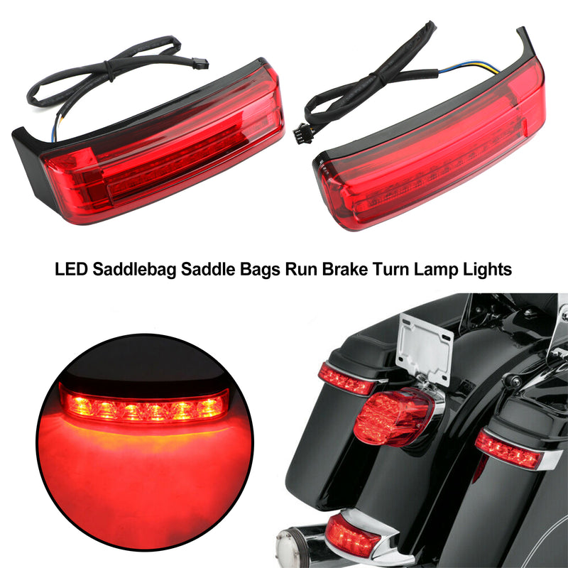 Touring 1996-2013 LED Saddlebag Saddle Bags Run Brake Turn Lamp Lights