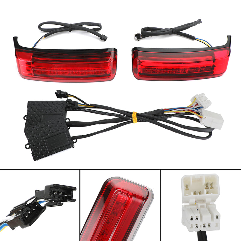 Touring 1996-2013 LED Saddlebag Saddle Bags Run Brake Turn Lamp Lights