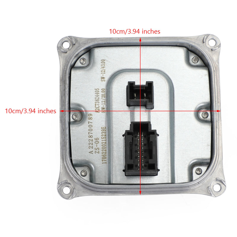 Mercedes GLE C E S LED Headlight Control Module Computer Ballast A2228700789