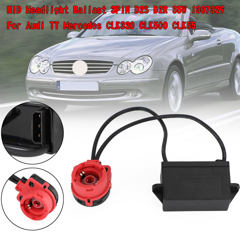 Audi TT Mercedes CLK320 500 HID Headlight Ballast 3PIN D2S D2R 35W 1307329