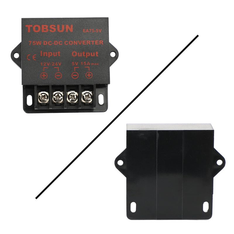 DC 12V/24V Step Down To DC 5V 15A 75W Voltage Regulator Reducer Power Converter