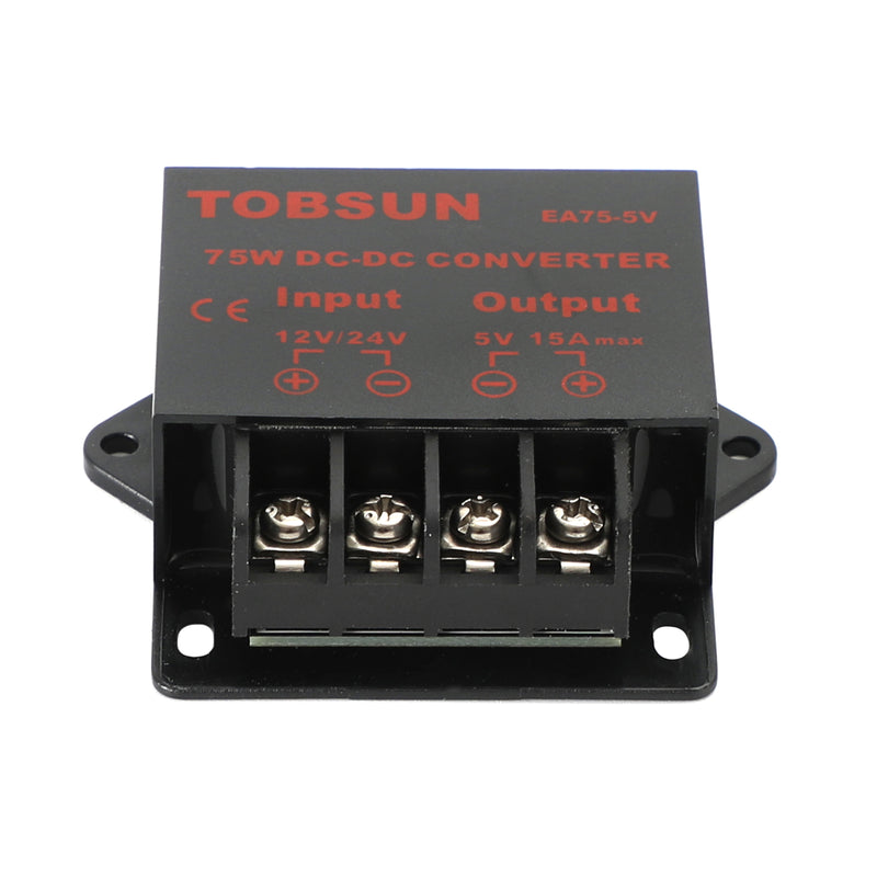DC 12V/24V Step Down To DC 5V 15A 75W Voltage Regulator Reducer Power Converter