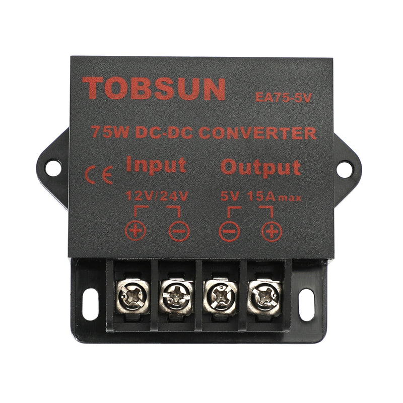 DC 12V/24V Step Down To DC 5V 15A 75W Voltage Regulator Reducer Power Converter