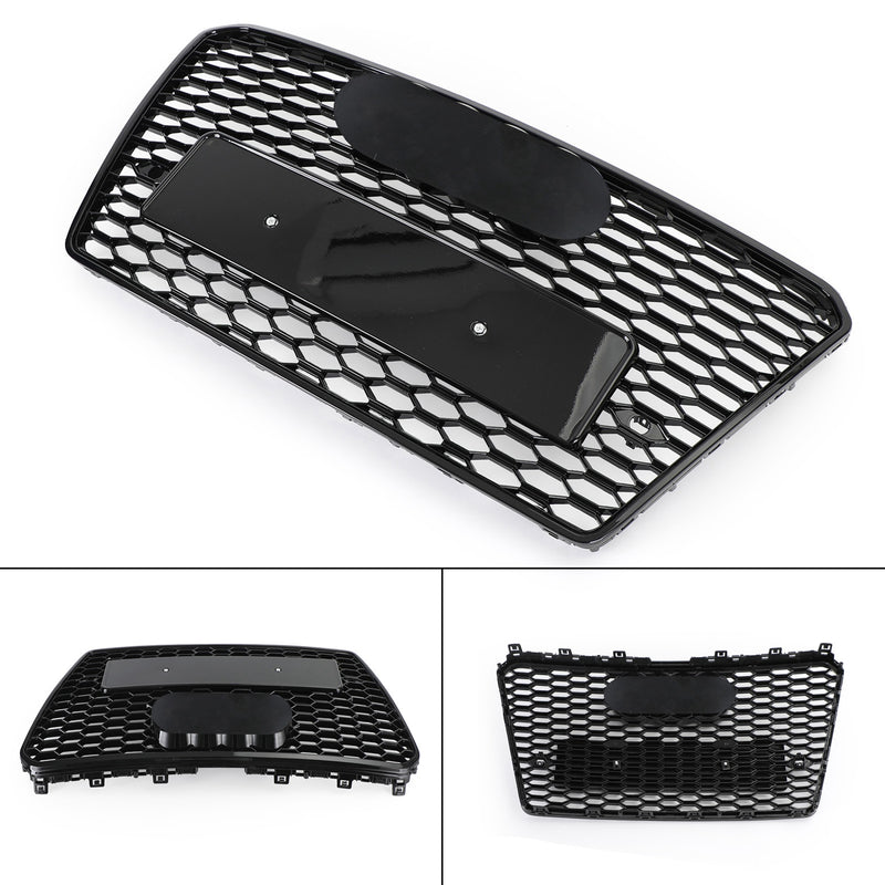 Audi A7/S7 2012-2015 Black RS7 Style Honeycomb Sport Mesh Hex Grille Grill