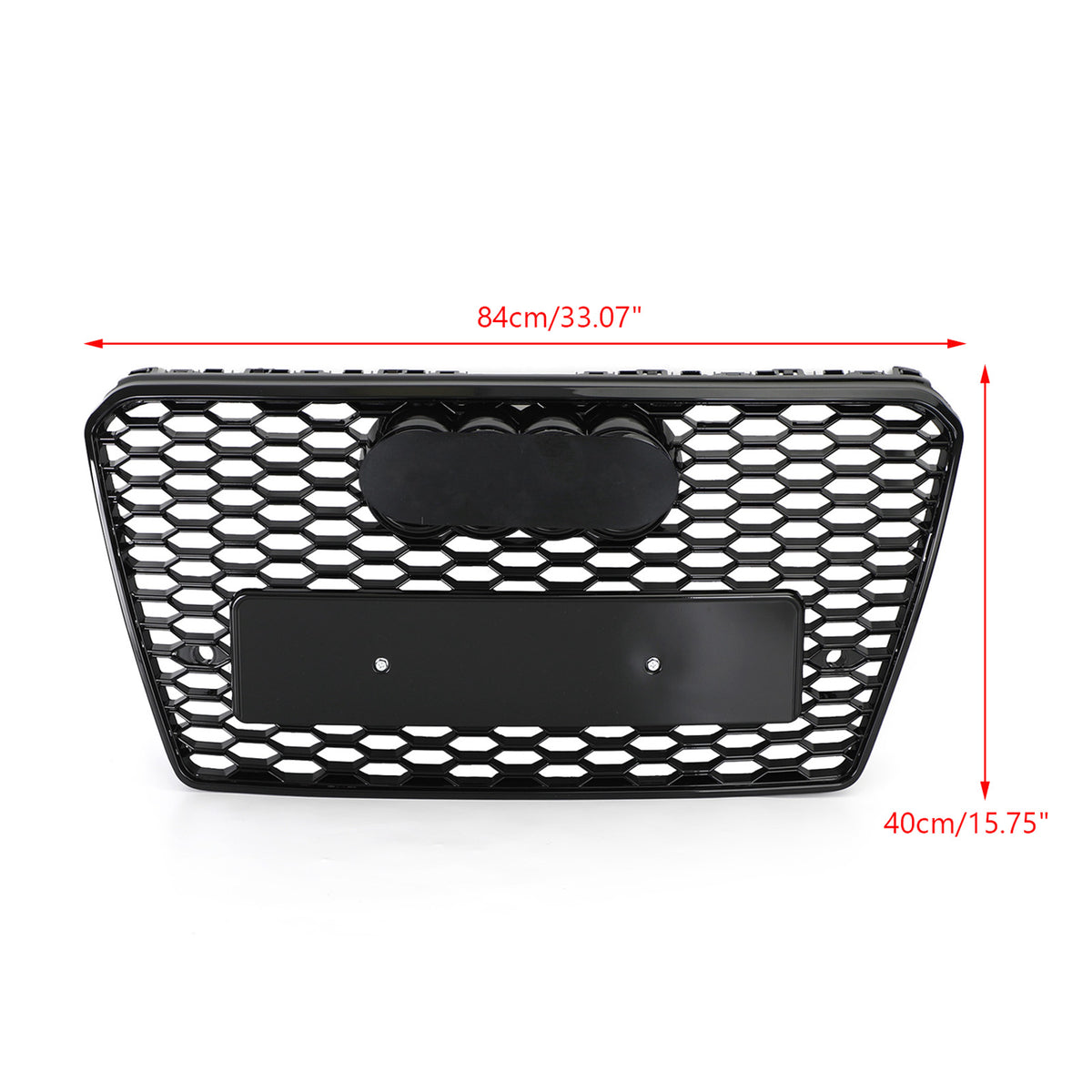 Audi A7/S7 2012-2015 Black RS7 Style Honeycomb Sport Mesh Hex Grille Grill