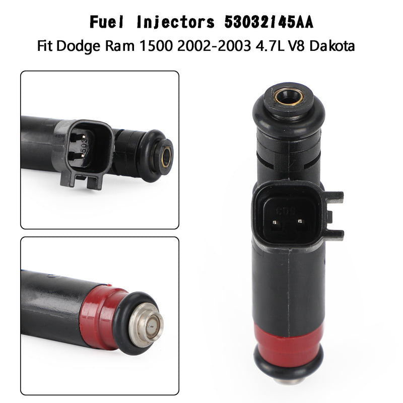 Ram 1500 2002-2003 4.7L V8 Dakota 1PCS Fuel Injectors 53032145AA