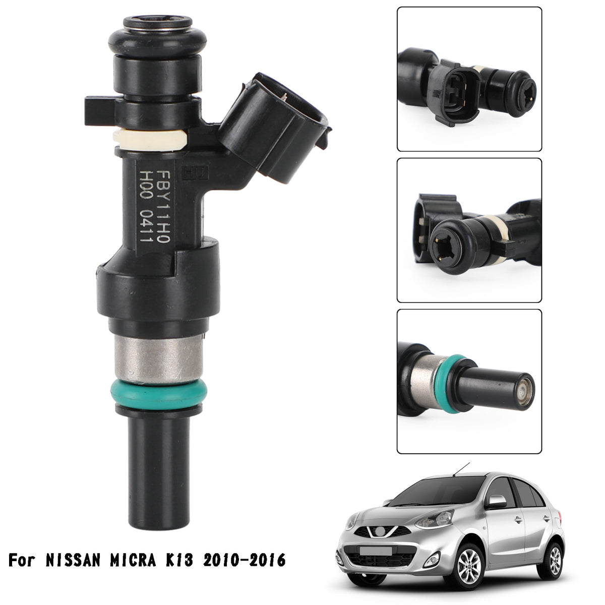 NISSAN MICRA K13 2010-2016 16600-1HC0A 1PCS Fuel Injectors FBY11H0 FBY1010