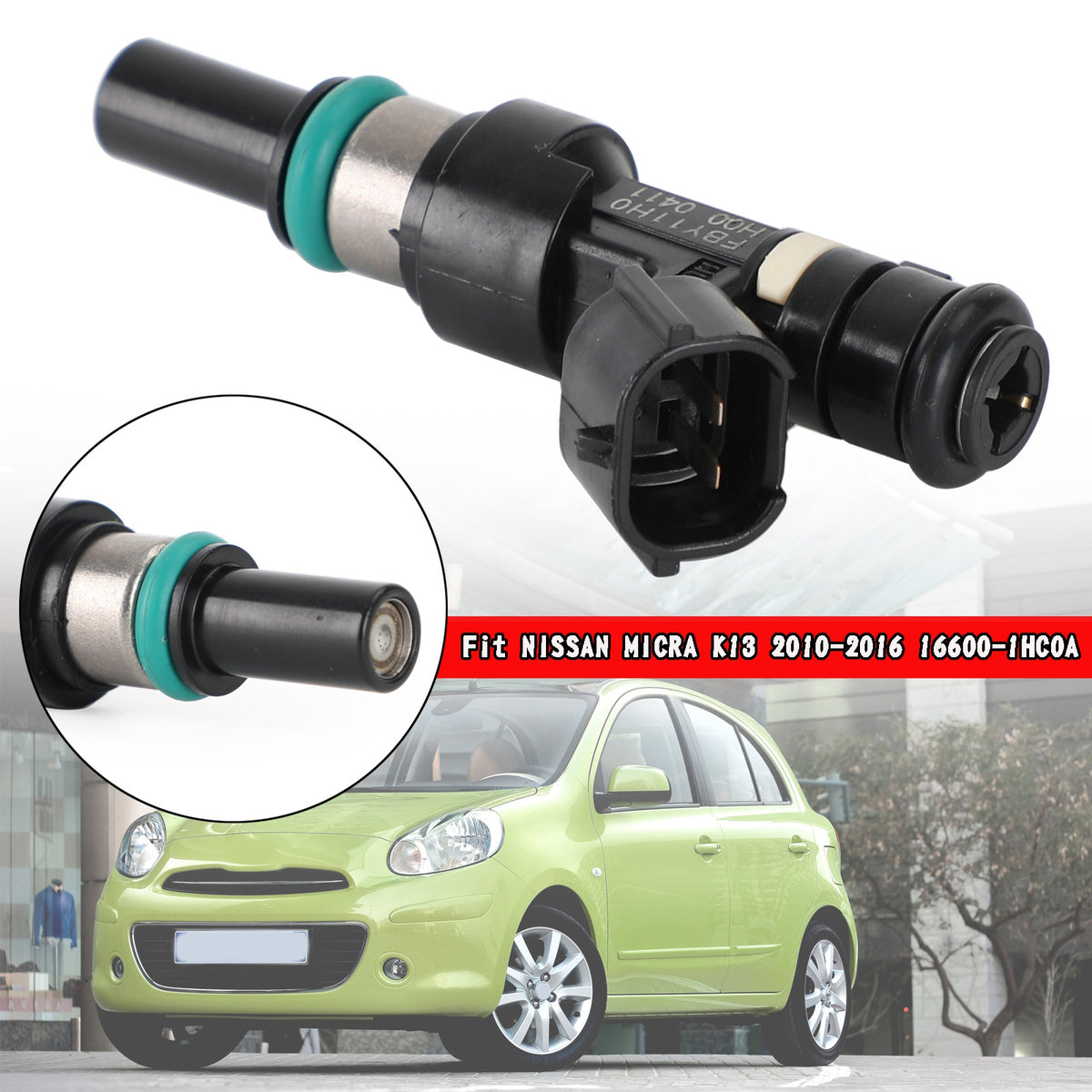 NISSAN MICRA K13 2010-2016 16600-1HC0A 1PCS Fuel Injectors FBY11H0 FBY1010