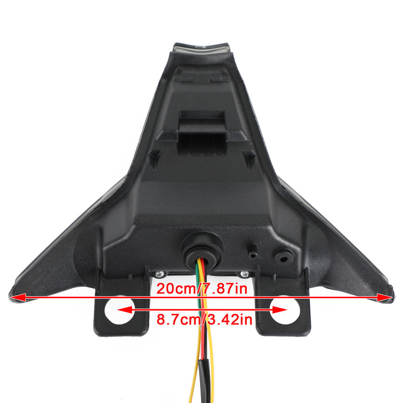 2013-2022 KAWASAKI Ninja ZX10R Z1000 Black Integrated Tail Light Turn Signal