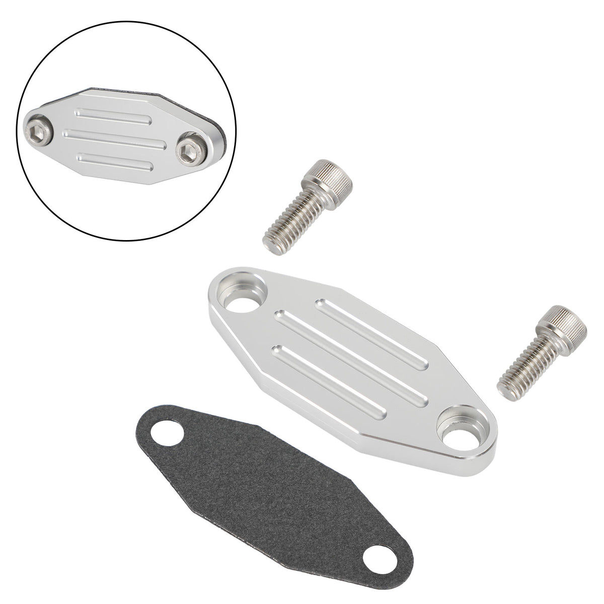 1983-1997 Ford F150 F250 F350 Super Duty Ranger Bronco EGR Delete Block Off Plate Kit