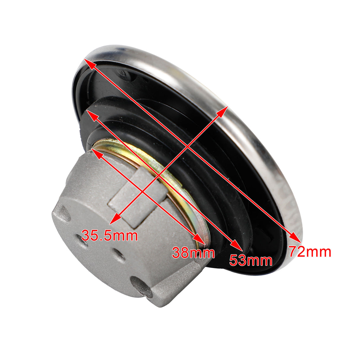 Yamaha FZR250 FZR400 FZR600 1WG-24602-00 Fuel Gas Tank Cap w/ Keys