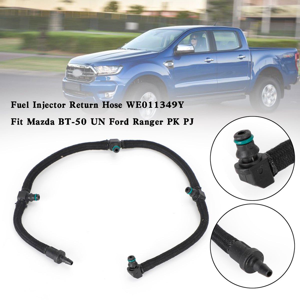 Mazda BT-50 UN Ford Ranger PK PJ Fuel Injector Return Hose WE011349Y