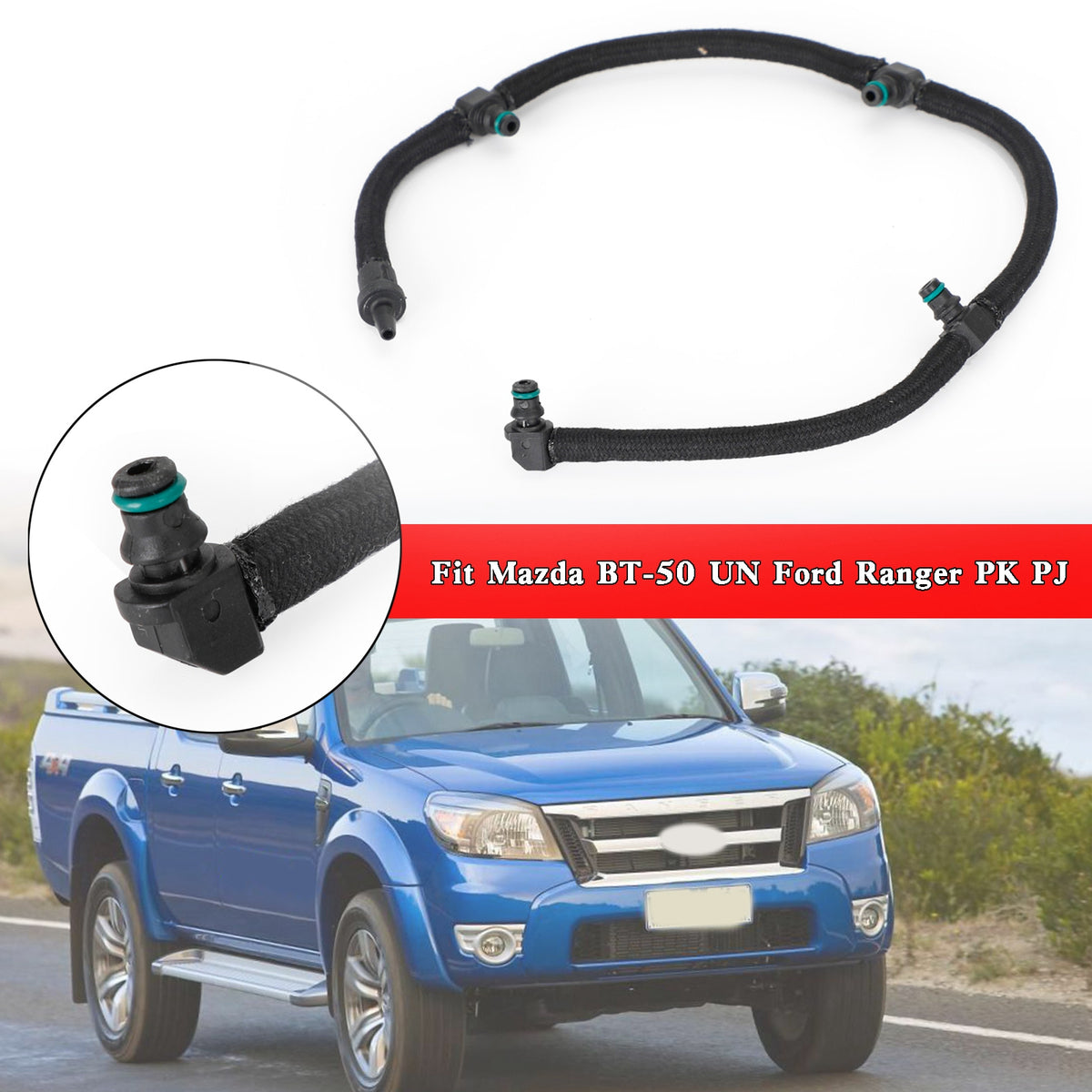 Mazda BT-50 UN Ford Ranger PK PJ Fuel Injector Return Hose WE011349Y