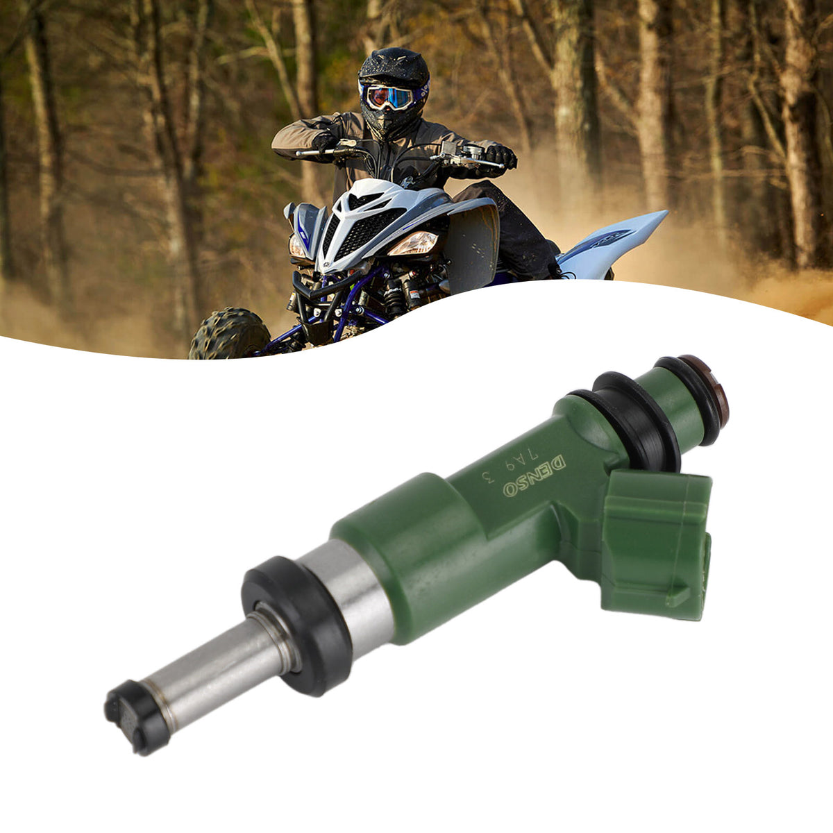 Yamaha Raptor 700 700R 2006-2016 5VK-13761-2000-2000 Fuel Injectors Fits