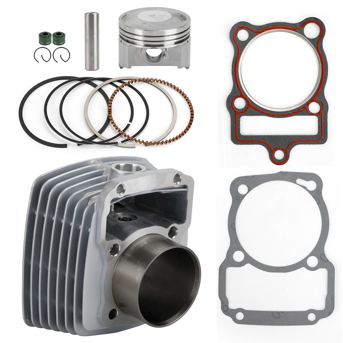 Zongshen 250cc ATV Dirt Bike Roketa Coolster CG250 Cylinder Kit Air Cooled
