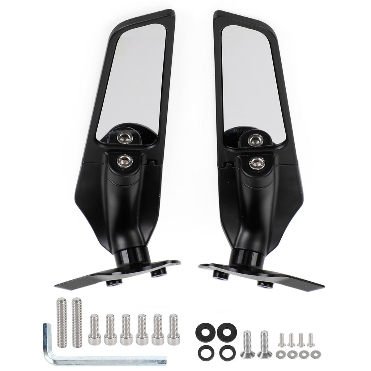 Yamaha YZF R6 2017-2021 YZF R7 2021-2022 Adjustable Wing Fin Rearview Mirrors