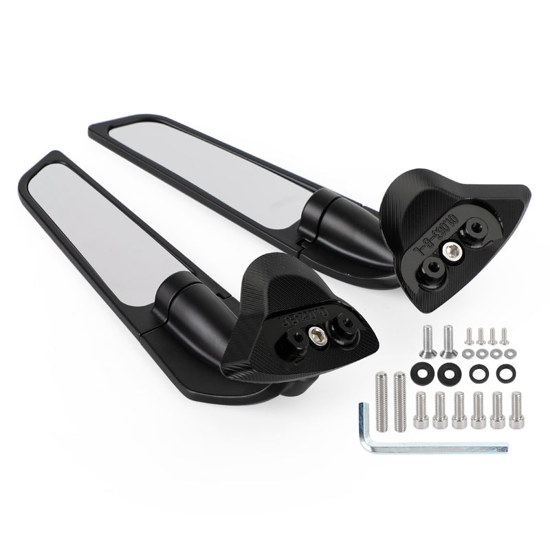 Yamaha YZF R6 2017-2021 YZF R7 2021-2022 Adjustable Wing Fin Rearview Mirrors