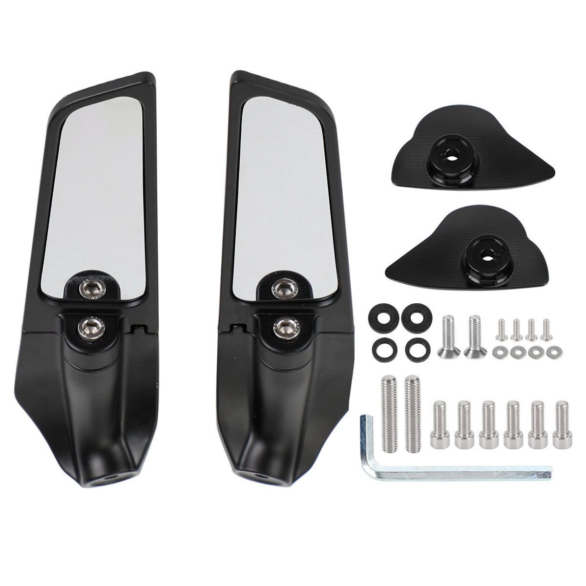 Yamaha YZF R6 2017-2021 YZF R7 2021-2022 Adjustable Wing Fin Rearview Mirrors
