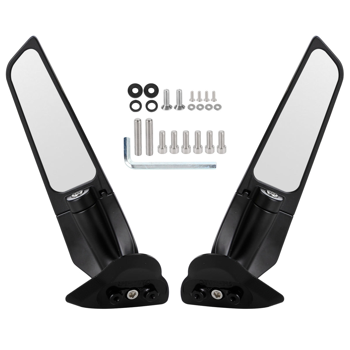 Yamaha YZF R6 2017-2021 YZF R7 2021-2022 Adjustable Wing Fin Rearview Mirrors