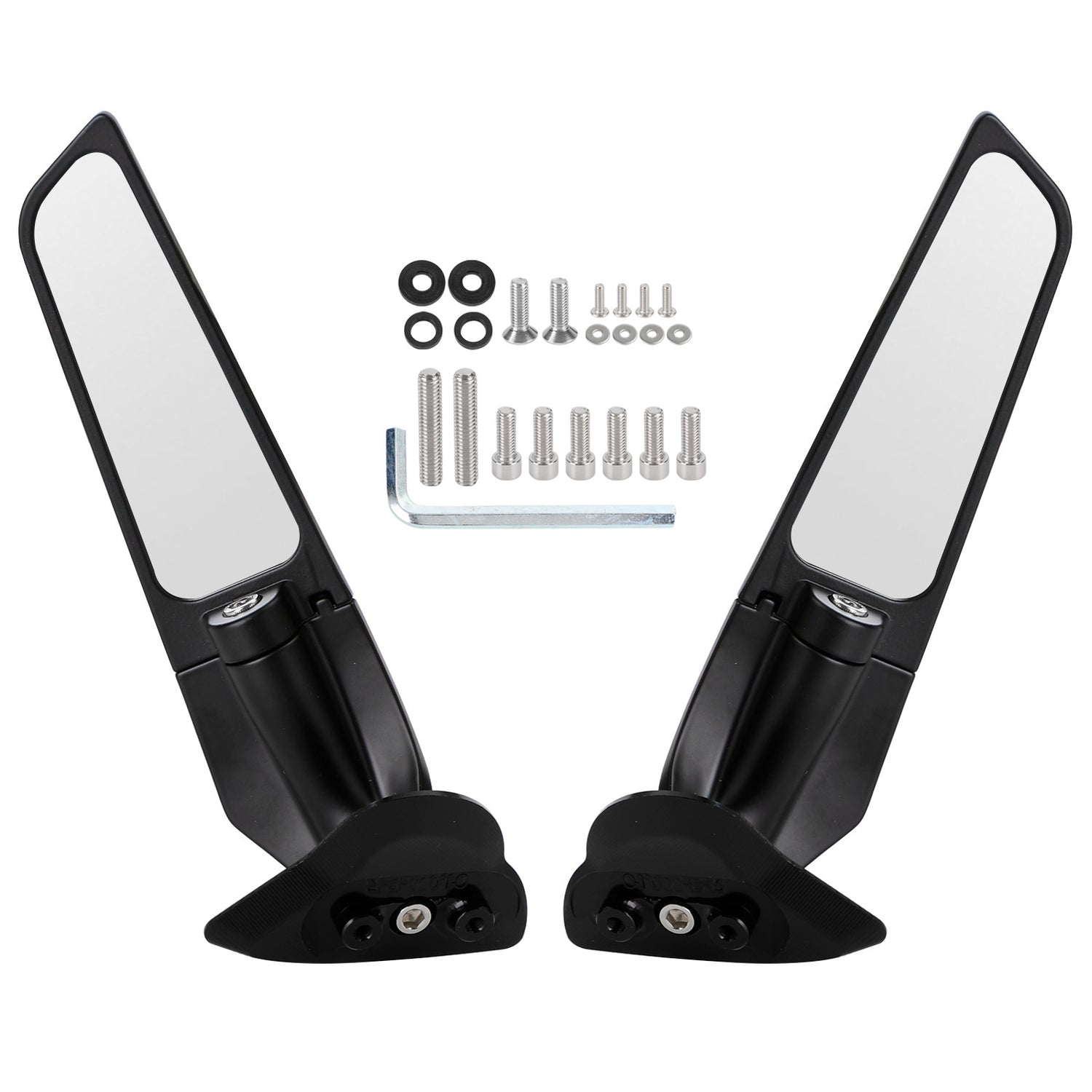 Yamaha YZF R6 2017-2021 YZF R7 2021-2022 Adjustable Wing Fin Rearview Mirrors