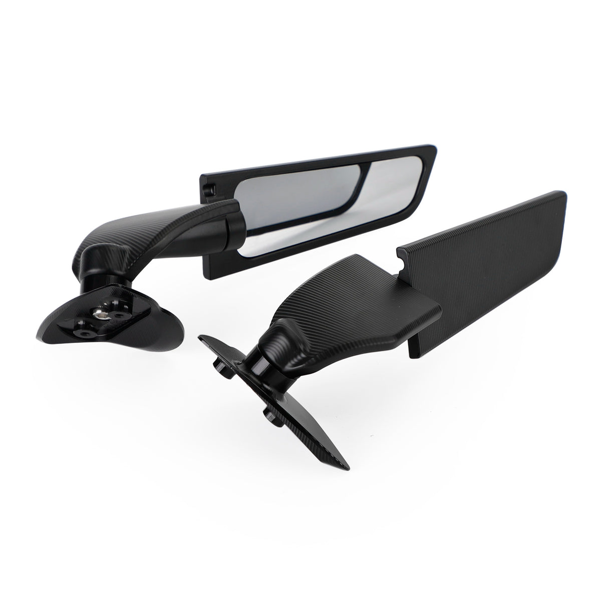Yamaha YZF R6 2017-2021 YZF R7 2021-2022 Adjustable Wing Fin Rearview Mirrors