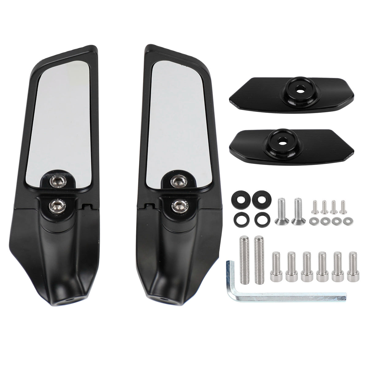 Suzuki GSX-R 1000 GSXR1000 2017-2021 Adjustable Wing Fin Rearview Mirrors