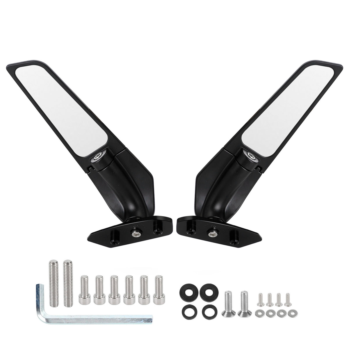 Suzuki GSX-R 1000 GSXR1000 2017-2021 Adjustable Wing Fin Rearview Mirrors