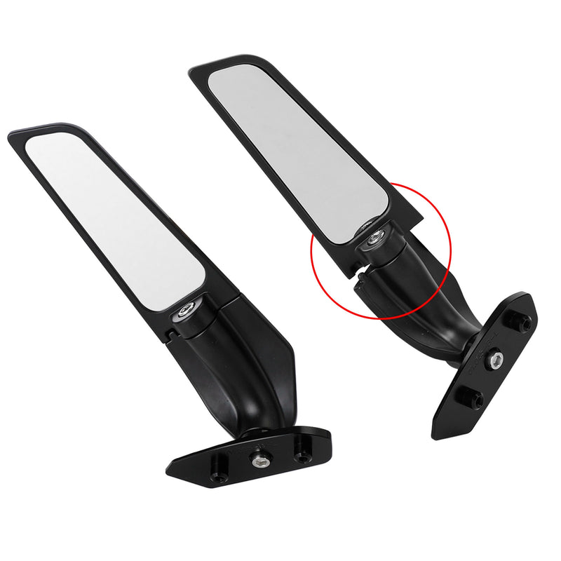 Suzuki GSX-R 1000 GSXR1000 2017-2021 Adjustable Wing Fin Rearview Mirrors