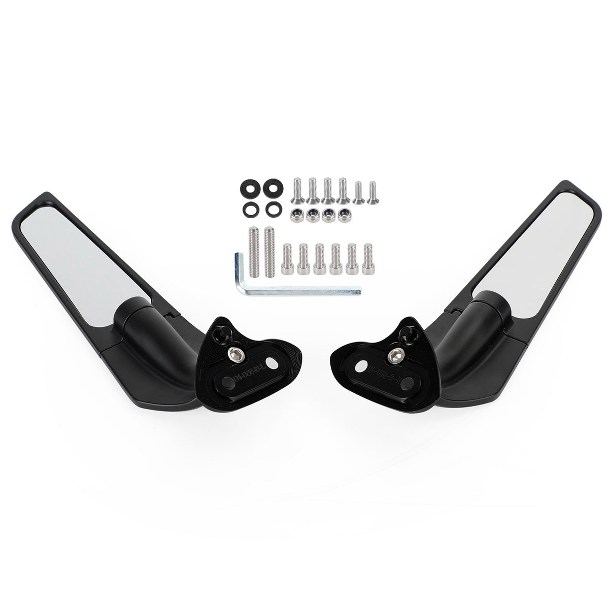 Yamaha YZF R1 R1M 2015-2019 Adjustable Wing Fin Rearview Mirrors