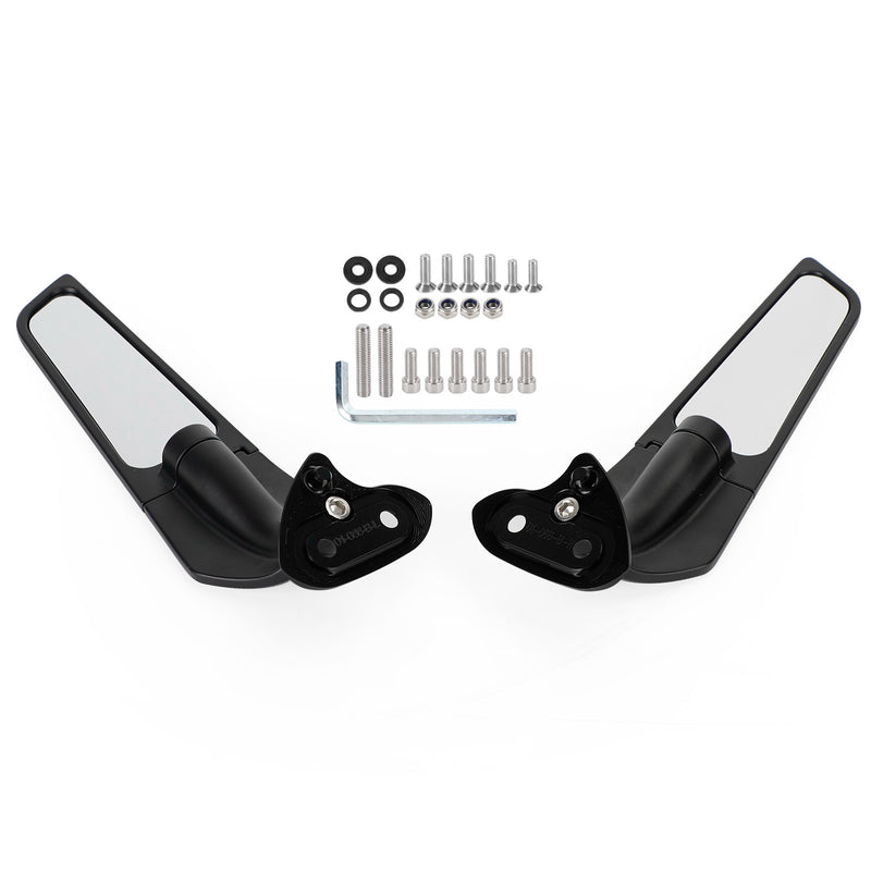 Yamaha YZF R1 R1M 2015-2019 Adjustable Wing Fin Rearview Mirrors
